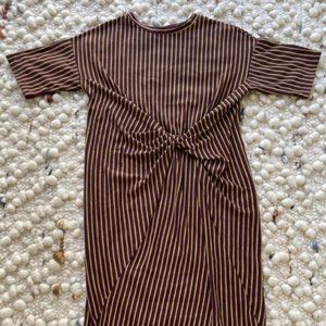 Zara | Stripped Midi Dress